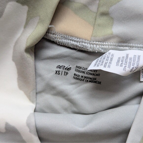 Aerie American Eagle Camouflage Bralette High waisted Cheeky Bikini Swimsuit - Picture 3 of 5